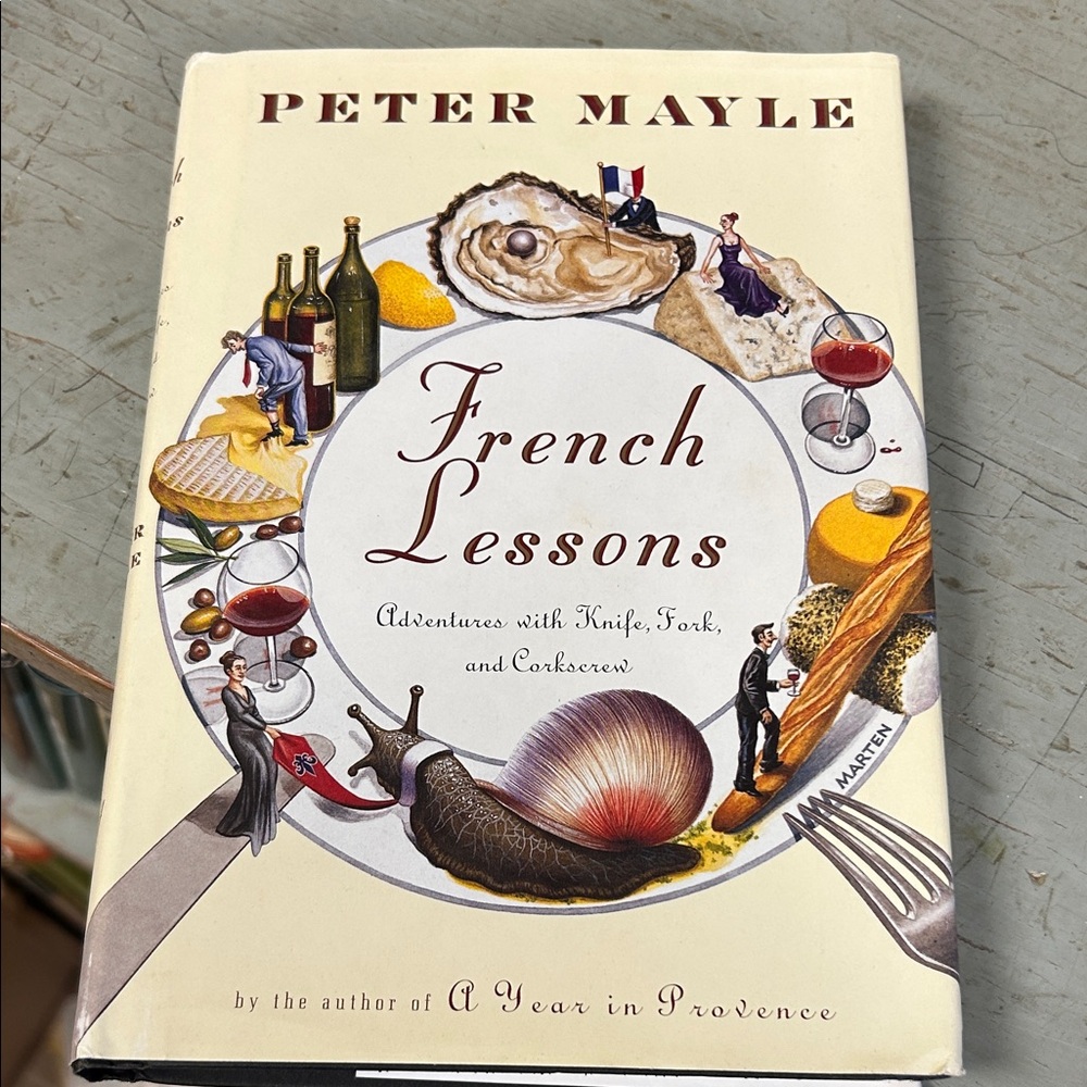 French Lessons by Peter Mayle - Cream Hardcover